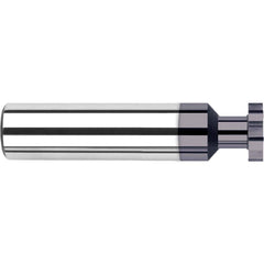 Harvey Tool - 5/16" Cut Diam, 1/32" Cut Width, 5/16" Shank, Straight-Tooth Woodruff Keyseat Cutter - Exact Tooling