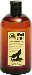 Bare Ground Solutions - 16oz Bottle of Wolf Urine Predator Scent to repel unwanted animals - Exact Tooling