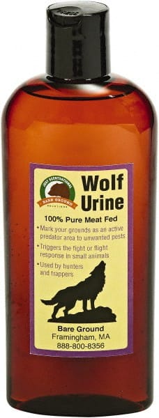 Bare Ground Solutions - 8oz Bottle of Wolf Urine Predator Scent to repel unwanted animals - Exact Tooling