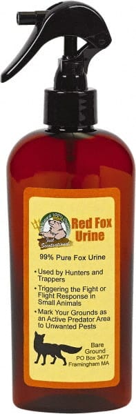 Bare Ground Solutions - 8oz Trigger Bottle of Fox Urine Predator Scent to repel unwanted animals - Exact Tooling
