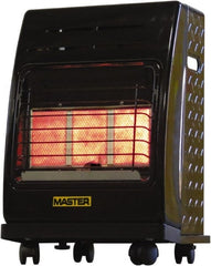 Master - 6,600 to 18,000 BTU, Portable Propane Heater - 20 Lb Fuel Capacity, 15.4" Long x 19.3" Wide x 23-5/8" High - Exact Tooling