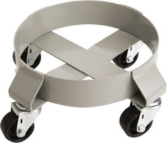E.R. Wagner - 700 Lb Load Capacity, 5 to 16 Gal Pail Dolly - 12-1/2" Wide x 6" High, 4 Steel Wheels - Exact Tooling