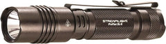 Streamlight - White LED Bulb, 500 Lumens, Industrial/Tactical Flashlight - Black Aluminum Body, 2 CR123A Lithium Batteries Included - Exact Tooling