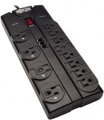 Tripp-Lite - 12 Outlets, 120 VAC15 Amps, 8' Cord, Power Outlet Strip - Floor, Keyhole Mount, 5-15 NEMA Configuration, 10.3" Strip - Exact Tooling