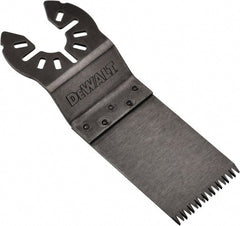 DeWALT - Rotary Oscilating Accessory Kit - 1-1/4" Cutting Diam, 0.7" Head Thickness, High Speed Steel Head, Flat End, Use with All Jobsite Materials - Exact Tooling