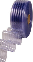Clearway Door - Clear Standard QuickStrip Roll Dock Curtain Strips - 8" Wide x 150' Long x 0.08" Thick - Exact Tooling