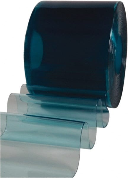 Clearway Door - Clear Low Temp Non-Reinforced QuickStrip Roll Dock Curtain Strips - 16" Wide x 100' Long x 0.16" Thick - Exact Tooling
