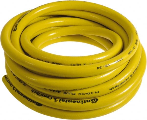 Continental ContiTech - 3/4" ID x 1.11" OD 300' Long Multipurpose Air Hose - 250 Working psi, -10 to 158°F, Yellow - Exact Tooling