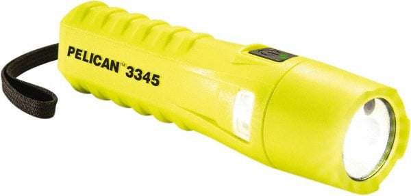 Pelican Products, Inc. - White LED Bulb, 280 Lumens, Industrial/Tactical Flashlight - Yellow Polycarbonate Body, 3 AA Alkaline Batteries Not Included - Exact Tooling
