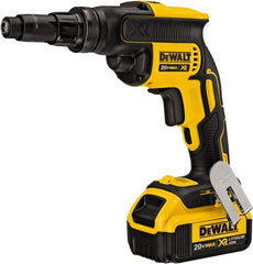 DeWALT - 20 Volt Lithium-Ion Battery Pistol Grip Cordless Screwdriver - 2,000 RPM - Exact Tooling