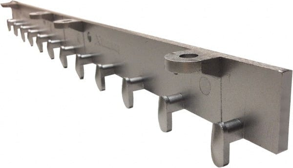 Clearway Door - 2' Long Aluminum Dock Strip Door Boltless Mounting Hardware - Use with PVC Strips - Exact Tooling
