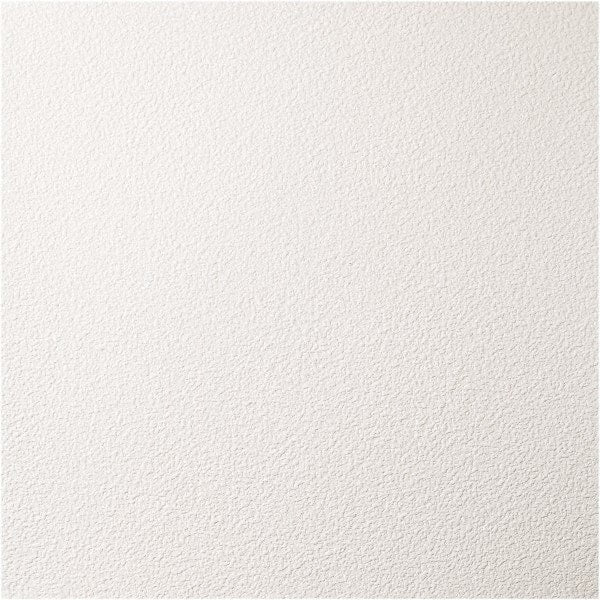 Genesis - Pack of 12 Stucco Pro 23-3/4" x 23-3/4" x 0.197" Vinyl Ceiling Tiles - Exact Tooling