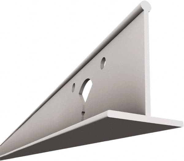 HG-Grid - 8' Long x 61/64" Wide x 1.94" Thick, Vinyl Ceiling Grid - ASTM E-84 Specification, White - Exact Tooling