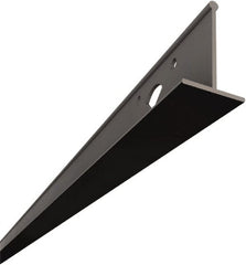 HG-Grid - 8' Long x 61/64" Wide x 1.94" Thick, Vinyl Ceiling Grid - ASTM E-84 Specification, Black - Exact Tooling