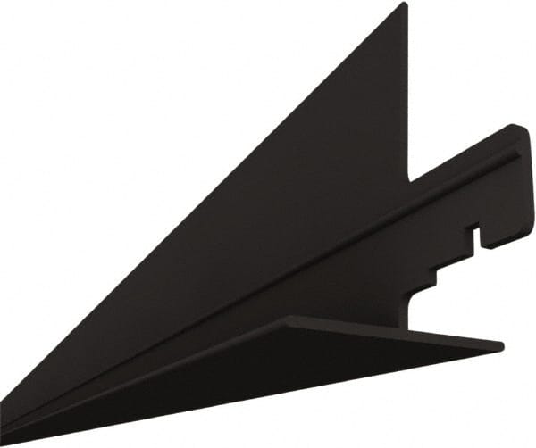 HG-Grid - 24-1/2" Long x 61/64" Wide x 0.15" Thick, Vinyl Cross Tee - ASTM E-84 Specification, Black - Exact Tooling