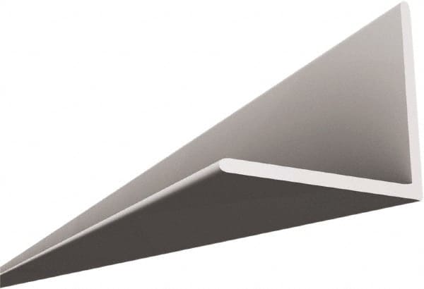 HG-Grid - 8' Long x 15/16" Wide x 15/16" Thick, Vinyl Angled Molding - ASTM E-84 Specification, White - Exact Tooling
