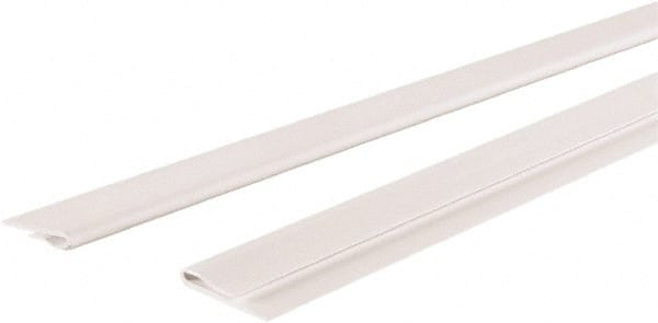 GridMAX - 4' Long x 1" Wide x 0.165" Thick, Vinyl Ceiling Grid Wall Molding Cover - ASTM E-84 Specification, White - Exact Tooling