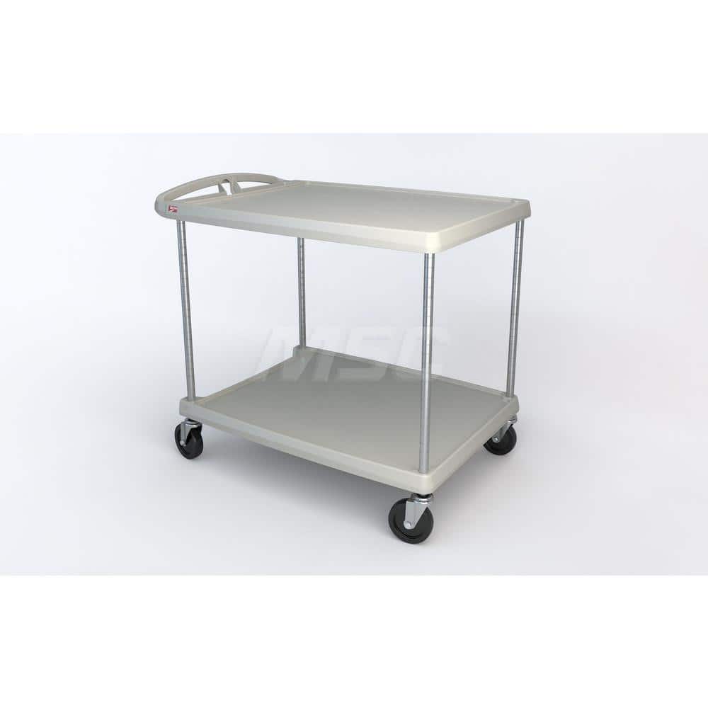 Metro - Carts; Type: Utility ; Load Capacity (Lb.): 400.000 ; Number of Shelves: 2 ; Width (Inch): 27-11/16 ; Length (Inch): 40-1/4 ; Height (Inch): 36-7/8 - Exact Tooling
