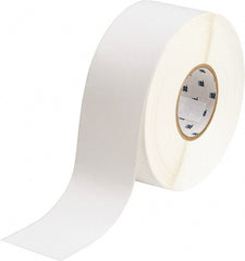 Brady - 2-1/4" Wide x 1,200" Long, White Vinyl Tape - For BradyJet J5000 - Exact Tooling