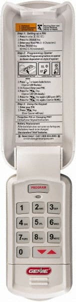 Genie - Garage Door Keyless Entry - For Use with Commercial/Residential Doors - Exact Tooling