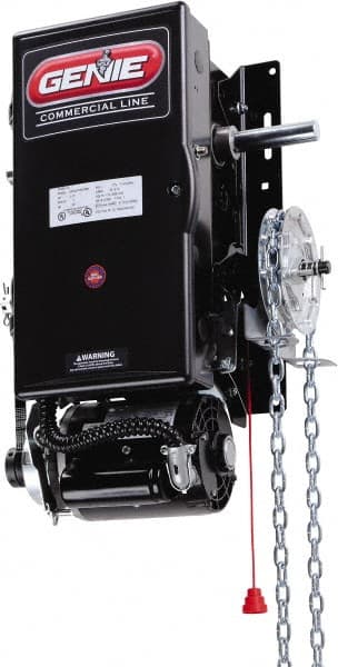 Genie - 1/2 hp 1 Phase Standard Duty Garage Door Hoist Operator Head with Brake - For Use with Maximum 24' High Sectional Door - Exact Tooling
