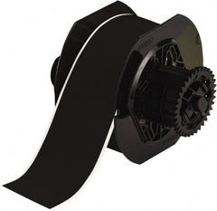 Brady - 2-1/4" Wide x 1,200" Long, Black Vinyl Tape - For BBP30 Label Printer, BBP33 Label Printer, BBP35 Multicolor Sign & Label Printer, BBP37 Color & Cut Sign & Label Printer, BradyPrinter S3100, BBP31 Sign & Label Printer - Exact Tooling