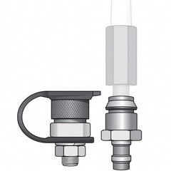 Checkers - Flag Pole Accessories Type: Warning Whip QD Base Mount Kit Material: Steel; Rubber - Exact Tooling