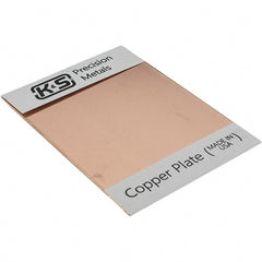 Made in USA - Copper Sheets Material: Copper Thickness (Decimal Inch): 0.0500 - Exact Tooling