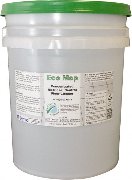 Detco - 5 Gal Pail Cleaner - Use on Resilient Flooring - Exact Tooling