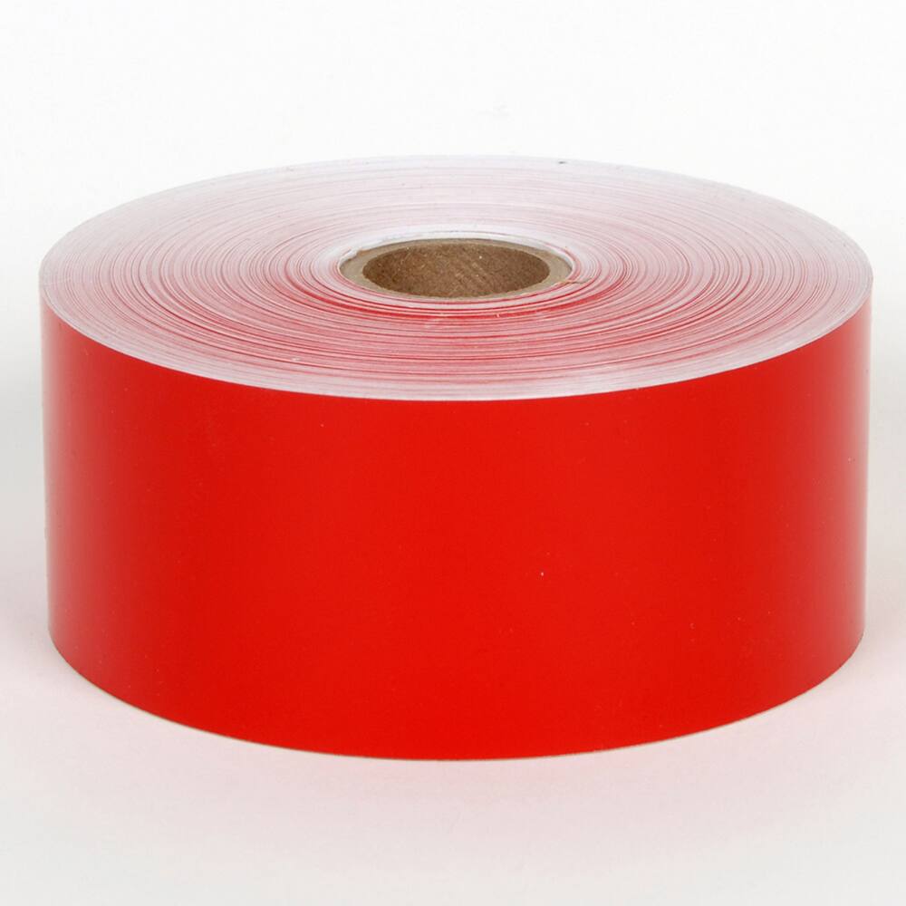 Cobra Systems - Labels, Ribbons & Tapes; Type: Vinyl Tape ; Color: Red ; For Use With: VNM4PRO ; Width (Inch): 2 ; Length (Feet): 150 ; Material: Vinyl - Exact Tooling
