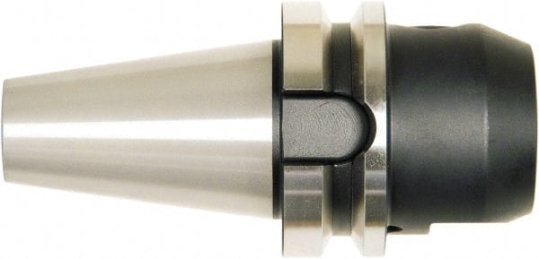 Bilz - BT30 5/16" Shank Diam Taper Shank 5/16" Hole End Mill Holder/Adapter - 1" Nose Diam, 2.36" Projection, M12 Drawbar, Through-Spindle, Through-Bore & DIN Flange Coolant - Exact Tooling