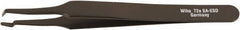 Wiha - 4-23/32" OAL SS-SA ESD Safe Tweezers - Wafer Tip - Exact Tooling