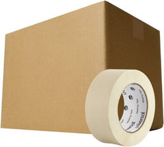 UNIVERSAL - 48mm Wide x 54.8 m Long Beige Crepe Paper Masking Tape - Series 6697, 5 mil Thick, 19 In/Lb Tensile Strength - Exact Tooling