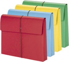 SMEAD - 8-1/2 x 11", Letter Size, Assorted Colors, Expansion Folders - Exact Tooling