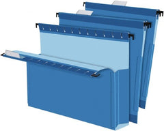 Pendaflex - 8-1/2 x 11", Letter Size, Blue, Hanging File Folder - 1/5 Tab Cut Location - Exact Tooling