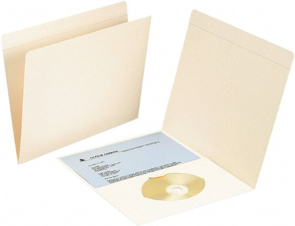 SMEAD - 8-1/2 x 11", Letter Size, Manila, File Folders with Top Tab - 11 Point Stock, Straight Tab Cut Location - Exact Tooling