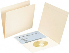 SMEAD - 8-1/2 x 11", Letter Size, Manila, File Folders with Top Tab - 11 Point Stock, Straight Tab Cut Location - Exact Tooling