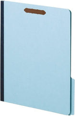 Pendaflex - 8-1/2 x 11", Letter Size, Light Blue, File Folders with Top Tab - 25 Point Stock, 1/3 Tab Cut Location - Exact Tooling