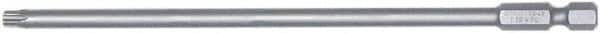 Wiha - T8 Torx Bit - 1/4" Hex Drive, 6" OAL - Exact Tooling