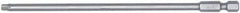 Wiha - T8 Torx Bit - 1/4" Hex Drive, 6" OAL - Exact Tooling