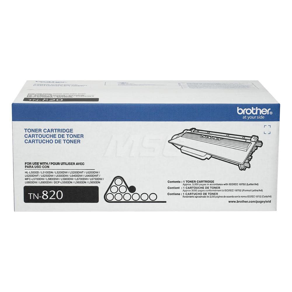 Brother - Office Machine Supplies & Accessories; Office Machine/Equipment Accessory Type: Toner Cartridge ; For Use With: DCP-L5500DN; DCP-L5600DN; DCP-L5650DN; HL-L5000D; HL-L5100DN; HL-L5200DW; HL-L5200DWT; HL-L6200DW; HL-L6200DWT; HL-L6250DW; HL-L6300 - Exact Tooling