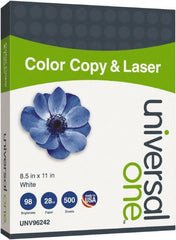 Universal One - 8-1/2" x 11" White Copy Paper - Use with Laser Printers, Copiers - Exact Tooling