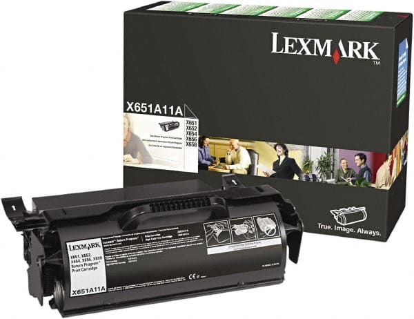 Lexmark - Black Toner Cartridge - Use with Lexmark X651de, X652de, X654de, X656de, X656dte, X658de, X658dfe, X658dme, X658dte, X658dtfe, X658dtme - Exact Tooling