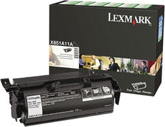 Lexmark - Black Toner Cartridge - Use with Lexmark X651de, X652de, X654de, X656de, X656dte, X658de, X658dfe, X658dme, X658dte, X658dtfe, X658dtme - Exact Tooling
