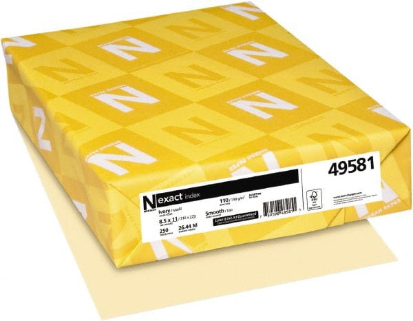 Neenah Paper - 8-1/2" x 11" Ivory Copy Paper - Use with Laser Printers, Copiers, Inkjet Printers - Exact Tooling