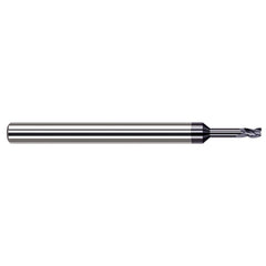 Harvey Tool - Square End Mills Mill Diameter (Decimal Inch): 0.0130 Length of Cut (Decimal Inch): 0.0190 - Exact Tooling