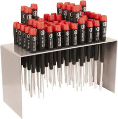Wiha - 50 Piece Hex, Nut Driver, Pentalobe, Phillips, Slotted & Torx Screwdriver Set - Bit Sizes: Philips #000 to #1, Comes in Metal - Exact Tooling
