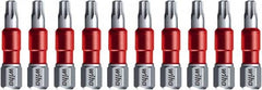 Wiha - T20 Torx Bit - 1/4" Hex Drive, 1-9/64" OAL - Exact Tooling