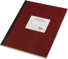 National Brand - 75 Sheet, 9-1/4 x 11-3/4", Quadrille Computation Book - Brown - Exact Tooling