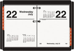 AT-A-GLANCE - 183 Sheet, 3 x 3-3/4", Desk Calendar Refill - White - Exact Tooling